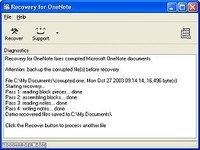 Recovery for OneNote Recovery for OneNote