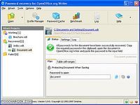 OpenOffice Writer Password Recovery OpenOffice Writer Password Recovery