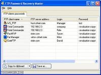FTP Password Recovery Master FTP Password Recovery Master