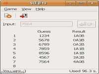 4digits Puzzle Game 4digits Puzzle Game
