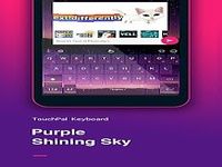 Purple Sky Keyboard Theme Purple Sky Keyboard Theme