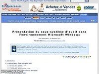 Présentation du sous-système d'audit Microsoft Présentation du sous-système d'audit Microsoft