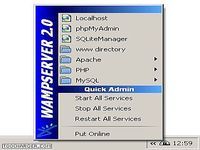 WampServer (PHP 5.3) WampServer (PHP 5.3)