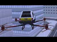 Ville en volant drone Taxi Ville en volant drone Taxi