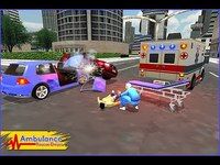 Ambulance pilote de secours 3D Ambulance pilote de secours 3D