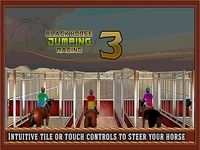 Black Horse Racing 3D Saut Black Horse Racing 3D Saut