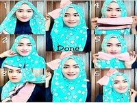 Tutorial hijab segi empat 2017 Tutorial hijab segi empat 2017