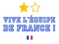 Slogan imprimable Vive l'équipe de France Slogan imprimable Vive l'équipe de France