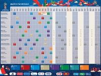 Calendrier officiel de la Coupe du Monde 2018 (avant tirage) Calendrier officiel de la Coupe du Monde 2018 (avant tirage)