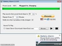 Battery Alarm Battery Alarm
