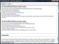WhoCrashed Free Home Edition WhoCrashed Free Home Edition
