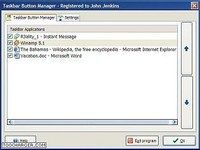 Taskbar Button Manager Taskbar Button Manager