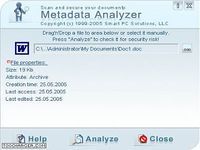 Metadata Analyzer Metadata Analyzer