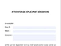 Confinement - Attestation trajets scolaires Confinement - Attestation trajets scolaires