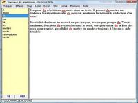 Traqueur de répétitions de mots Traqueur de répétitions de mots