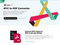MVC to PDF Converter MVC to PDF Converter