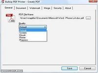 BullZIP PDF Printer BullZIP PDF Printer