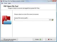 PDF Open File Tool PDF Open File Tool