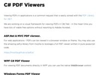 C# PDF Viewer C# PDF Viewer