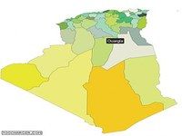 Carte de l'Algérie interactive Carte de l'Algérie interactive
