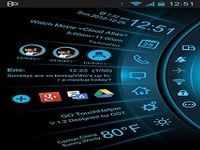 Blue Light Toucher Theme GO Blue Light Toucher Theme GO