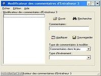 Modificateur des commentaires d'Entraîneur 3 Modificateur des commentaires d'Entraîneur 3