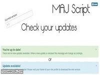 Check Update Script with Admin panel v3 Check Update Script with Admin panel v3