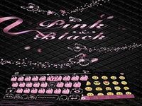 Pink & Black Kika Keyboard Theme Pink & Black Kika Keyboard Theme