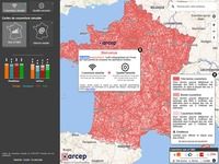 Carte de la couverture réseau mobile  Carte de la couverture réseau mobile