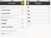 Ma liste de rentrée iOS Ma liste de rentrée iOS