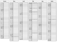 Calendrier 2016 Calendrier 2016