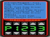 OBDII Trouble Codes OBDII Trouble Codes