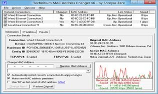 Technitium MAC address Changer