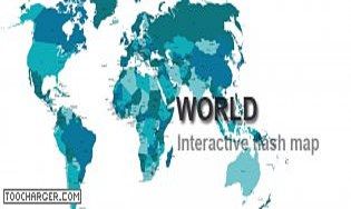Carte Du Monde Interactive En Flash à Télécharger Gratuitement