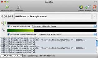 SoundTap - Enregistrement d'audio en streaming gratuit pour Mac