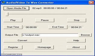 Audio/Video To WAV Converter