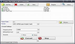 Power RM RAM to MP3 Converter
