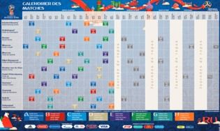 Coupe Du Monde Féminine 2021 Calendrier Excel Calendrier Officiel Coupe du monde 2018 : Télécharger gratuitement 