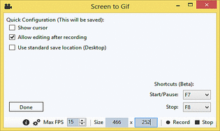 download the last version for windows ScreenToGif 2.39