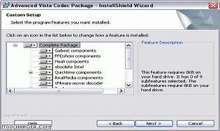 Windows Vista Codec Package