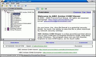 abc amber chm viewer 1.03