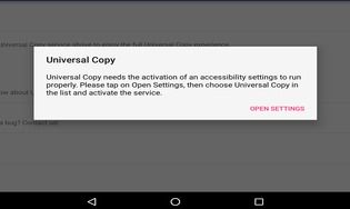 Universal Copy Android
