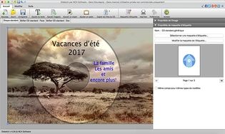 Disketch - Application d'étiquettes pour CD sur Mac
