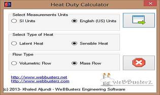 Heat Duty Calculator