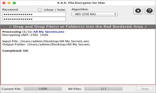 S.S.E. File Encryptor for Mac