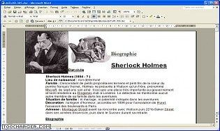 Biographie Sherlock Holmes