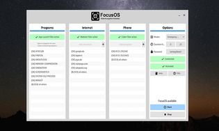 FocusOS Blocker for Webpages, Apps, Call