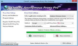 ChrisPC Anonymous Proxy Pro