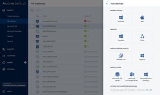 Acronis Backup for Virtual Host
