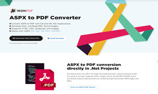 ASPX to PDF Converter